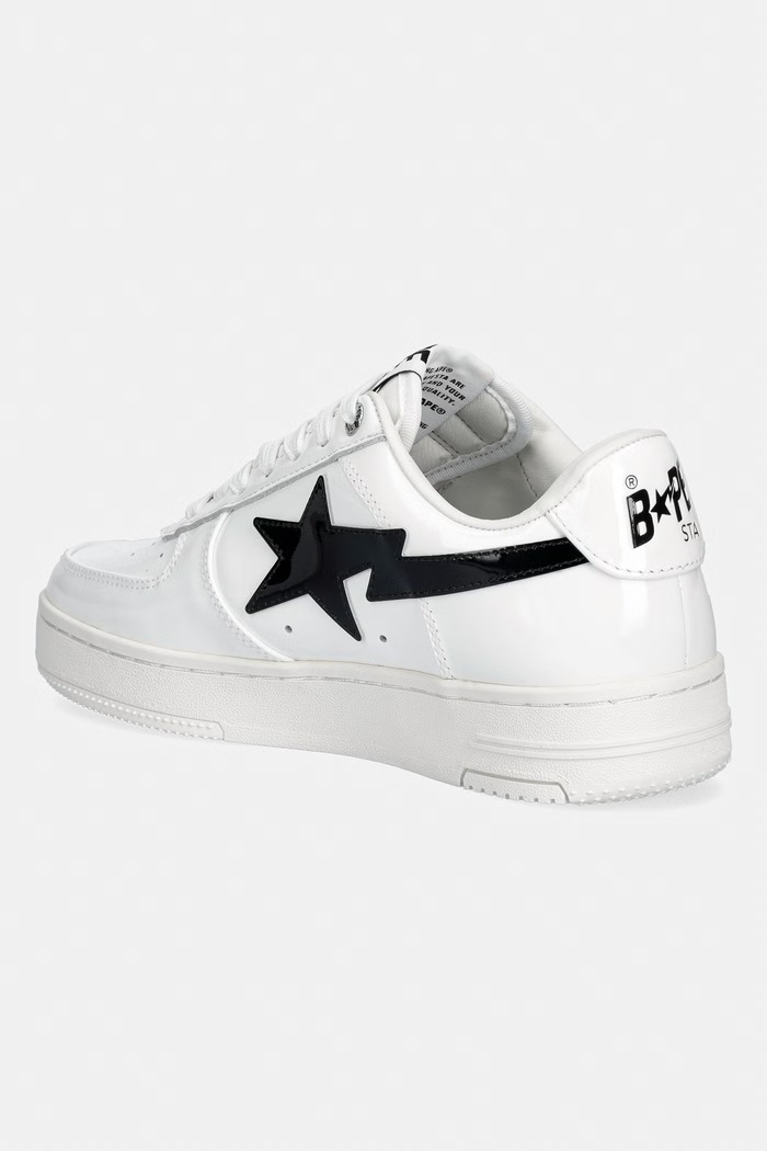 Obuwie A Bathing Ape BAPE STA #2 L sneakersy damskie skórzane 0ZXSHW302912Q biały