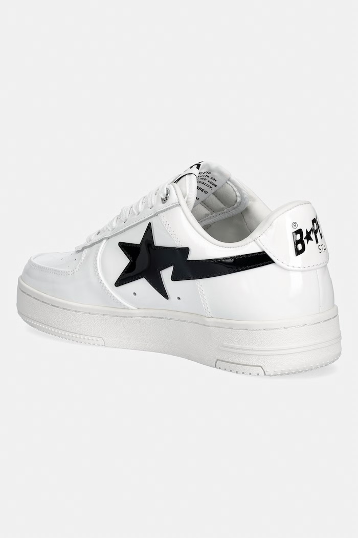 Obuwie A Bathing Ape BAPE STA #2 L sneakersy damskie skórzane 0ZXSHW302912Q biały