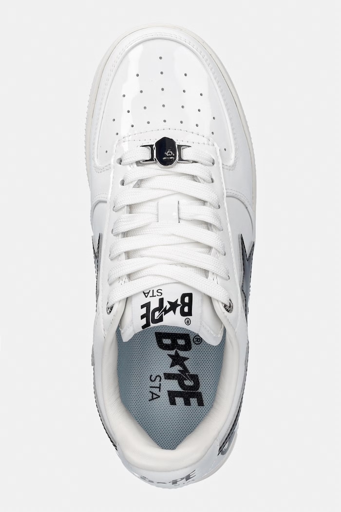A Bathing Ape BAPE STA #2 L sneakersy damskie skórzane biały 0ZXSHW302912Q