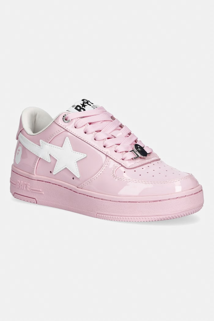 A Bathing Ape BAPE STA #2 L sneakersy damskie skórzane różowy 0ZXSHW302912Q