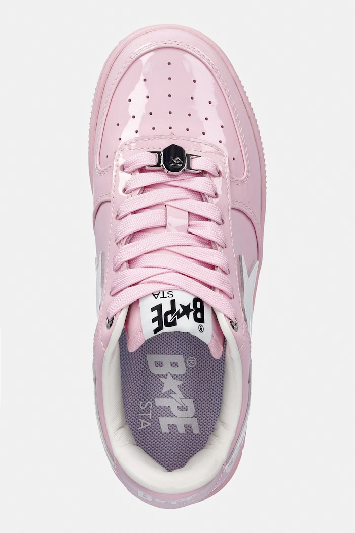 A Bathing Ape BAPE STA #2 L sneakersy damskie skórzane różowy 0ZXSHW302912Q