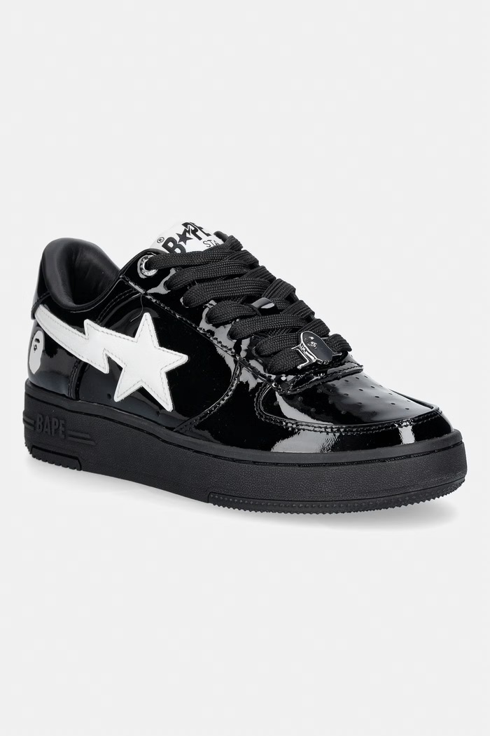 A Bathing Ape BAPE STA #2 L sneakersy damskie skórzane czarny 0ZXSHW302912Q