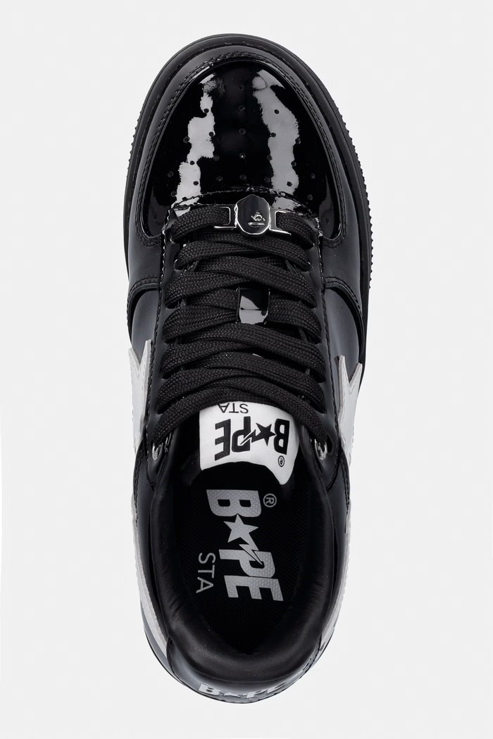 A Bathing Ape BAPE STA #2 L sneakersy damskie skórzane czarny 0ZXSHW302912Q