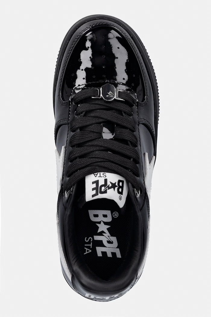A Bathing Ape BAPE STA #2 L sneakersy damskie skórzane czarny 0ZXSHW302912Q