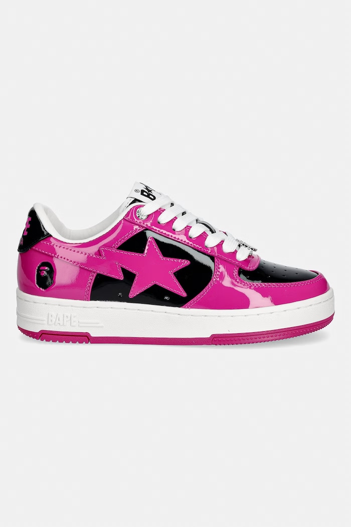 A Bathing Ape STA #5-3 sneakersy damskie skórzane 0ZXSHW329912Q różowy SS26