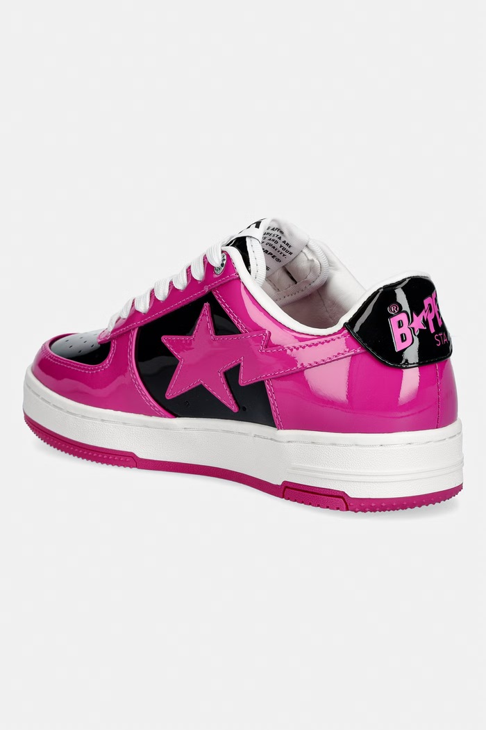 Obuwie A Bathing Ape STA #5-3 sneakersy damskie skórzane 0ZXSHW329912Q różowy