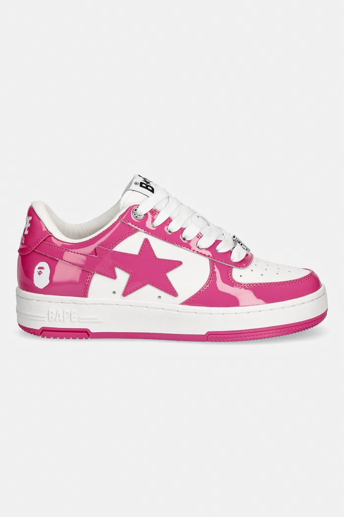 A Bathing Ape STA #1 sneakersy damskie skórzane 0ZXSHW301912Q biały SS26