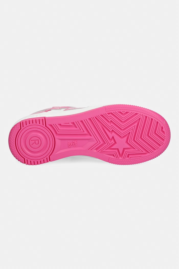 A Bathing Ape STA #1 sneakersy damskie skórzane 0ZXSHW301912Q biały