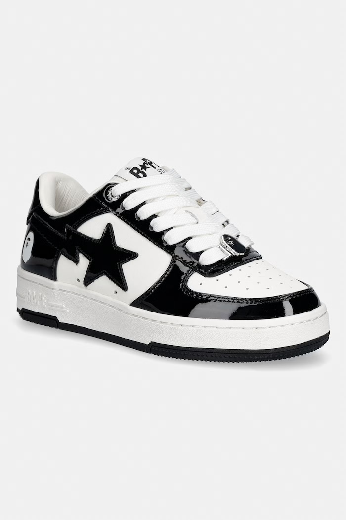 A Bathing Ape STA #1 sneakersy damskie skórzane biały 0ZXSHW301912Q