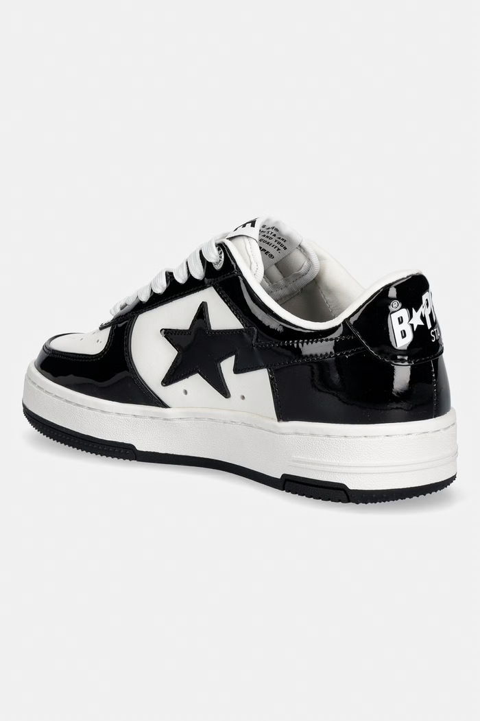 Obuwie A Bathing Ape STA #1 sneakersy damskie skórzane 0ZXSHW301912Q biały