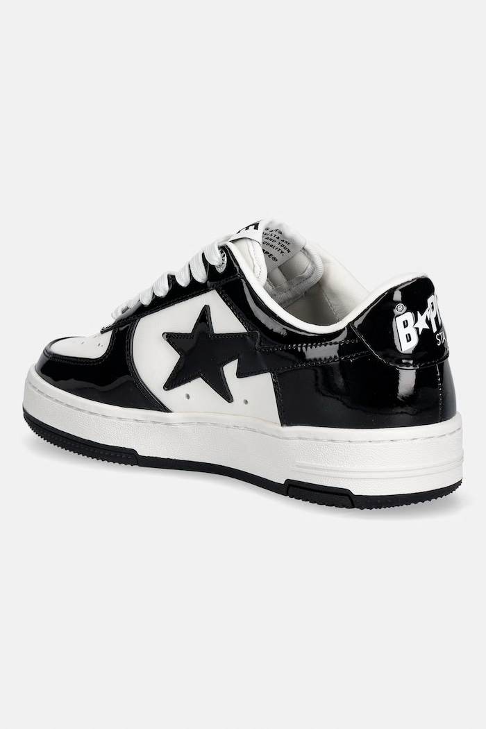 Obuwie A Bathing Ape STA #1 sneakersy damskie skórzane 0ZXSHW301912Q biały