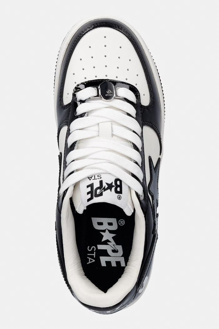 A Bathing Ape STA #1 sneakersy damskie skórzane biały 0ZXSHW301912Q