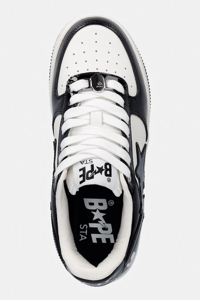 A Bathing Ape STA #1 sneakersy damskie skórzane biały 0ZXSHW301912Q