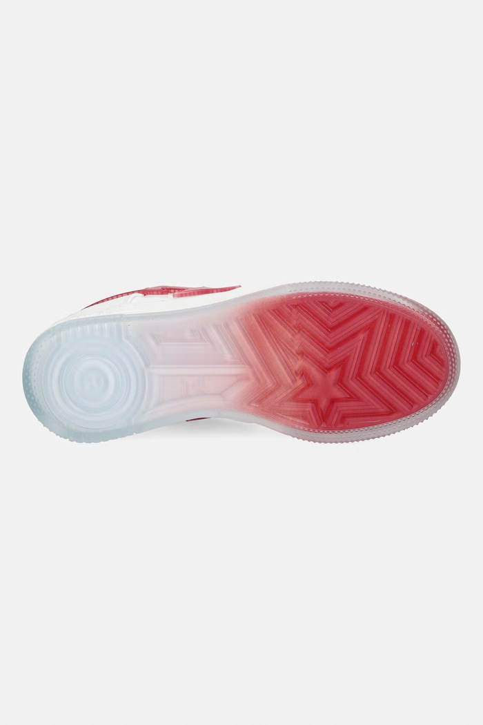A Bathing Ape STA #4 sneakersy damskie skórzane 0ZXSHW304912Q biały