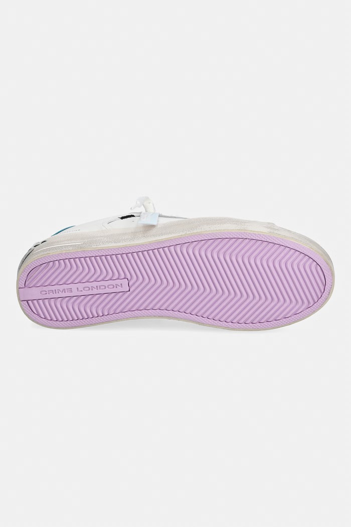 Crime London SK8 DELUXE sneakersy damskie skórzane 29126EE8.10 biały