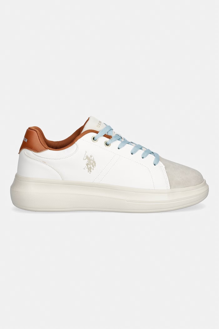 U.S. Polo Assn. CHELIS002 sneakersy damskie CHELIS002W.WHI.CUO biały SS26