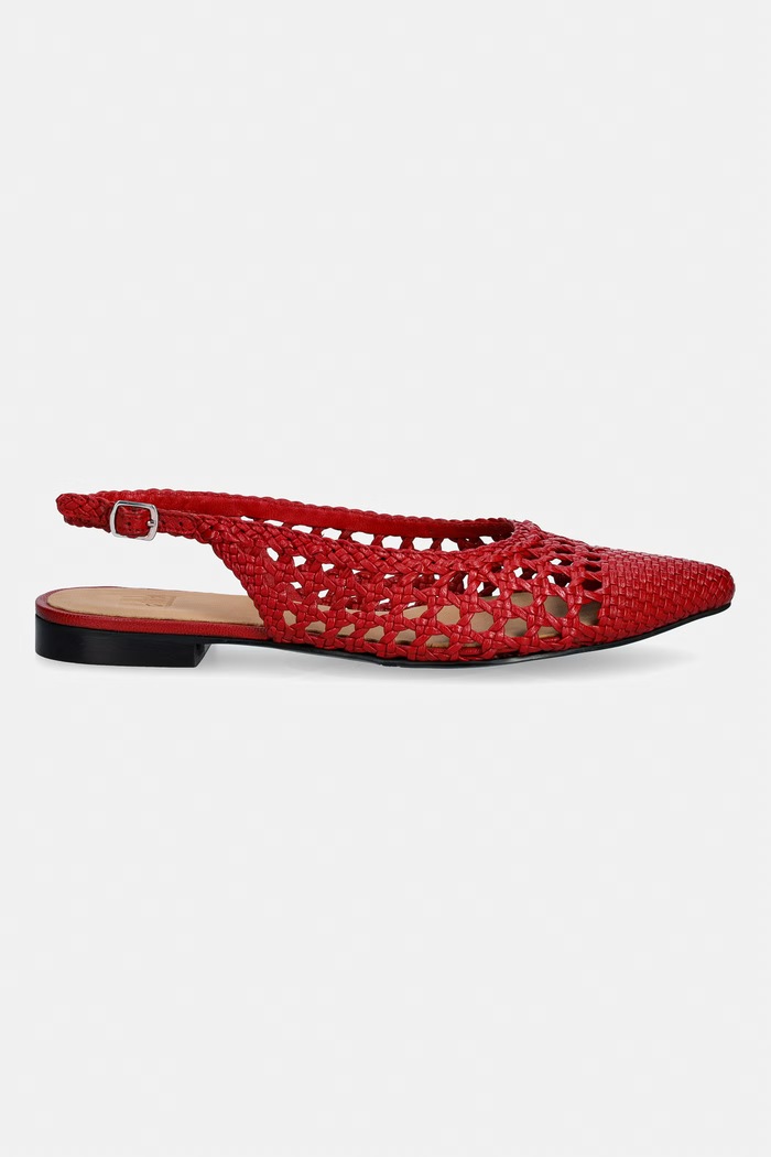 Billi Bi balerinke usnjene Red nappa A9571.079 rdeča SS26
