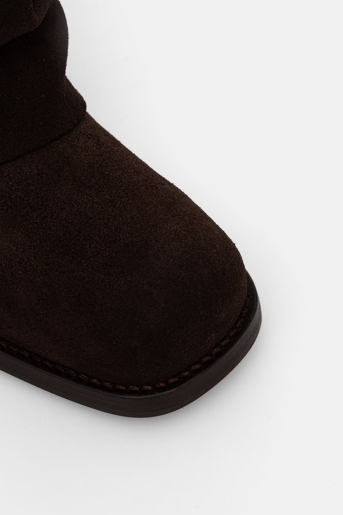 Billi Bi visoke čizme za žene od brušene kože Brown suede smeđa A8912.556