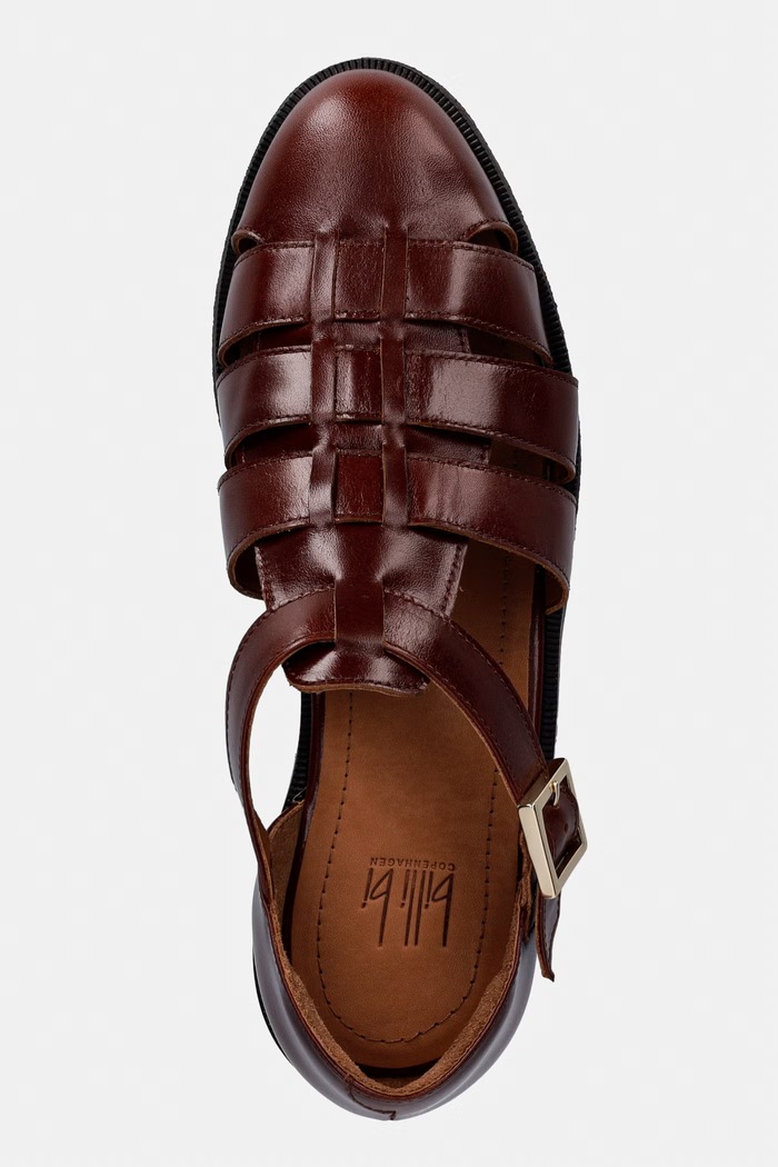 Billi Bi polčevlji ženski usnjeni Cognac bark calf rjava A6315.805