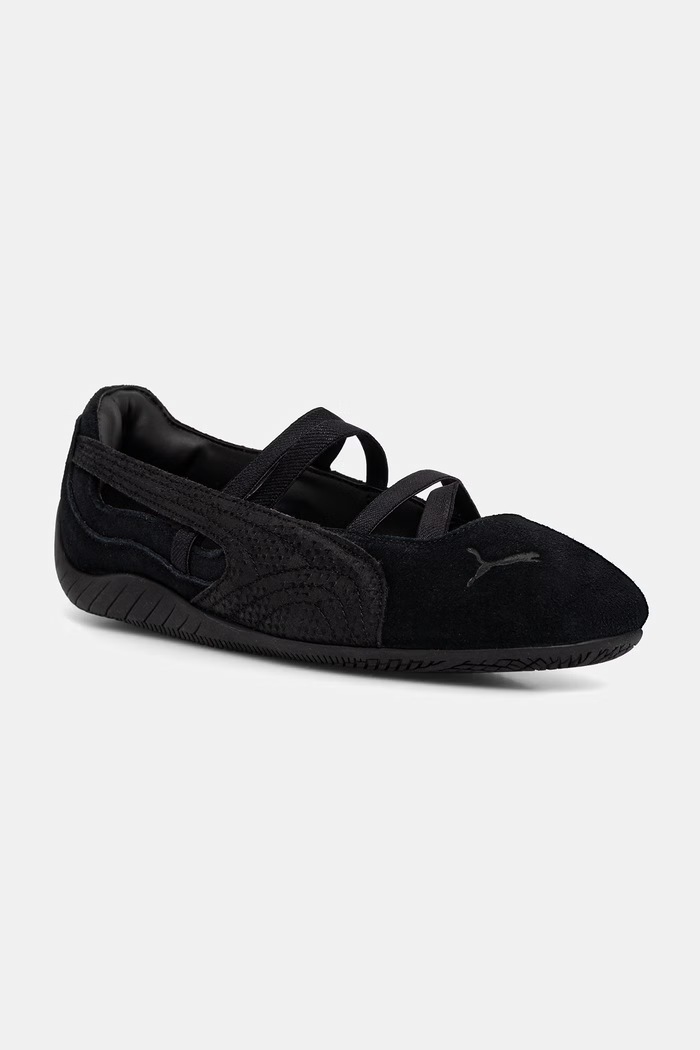 Puma μπαλαρίνες σουέτ Speedcat Ballet Python μαύρο 407706
