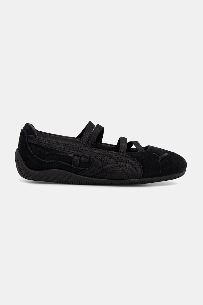 Puma μπαλαρίνες σουέτ Speedcat Ballet Python 407706 μαύρο SS26