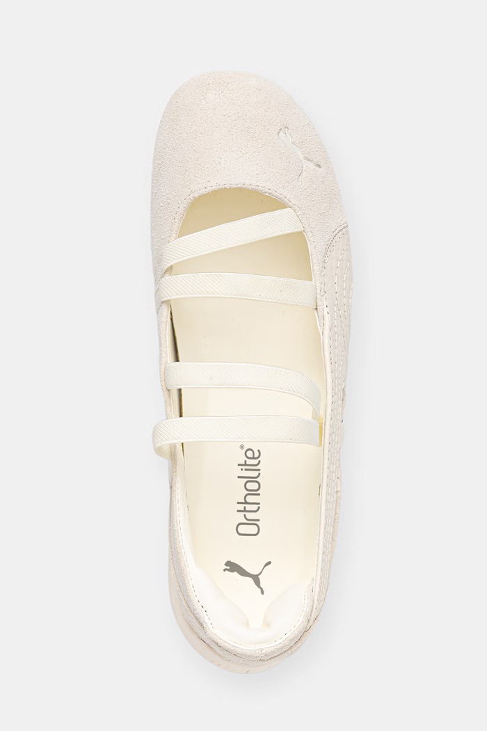 Puma μπαλαρίνες σουέτ Speedcat Ballet Python II μπεζ 407710