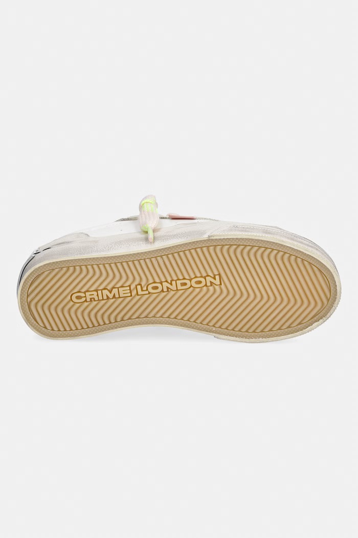 Crime London SOHO sneakersy damskie skórzane 29500PP8.010 biały