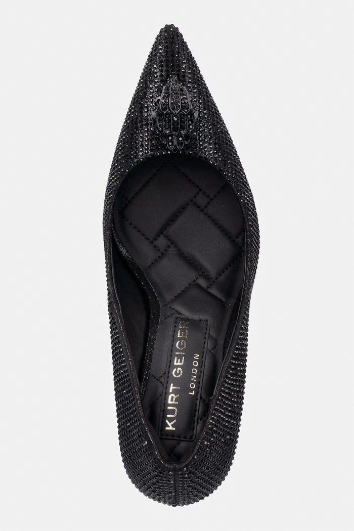 Kurt Geiger London stilettos Belgravia Eagle Court Dr-Black negru 5397100689.BLACK