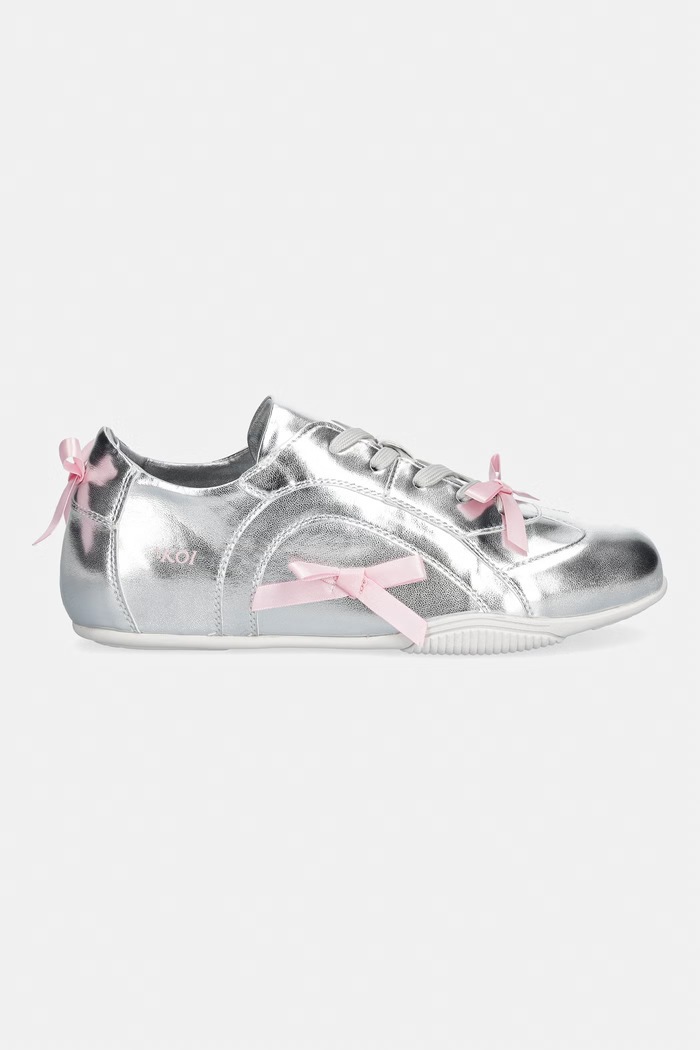 Koi Footwear Bambalina Cat Lace up Bow Pumps sneakers Γυναικεία Bambalina.Silver ασημί SS26