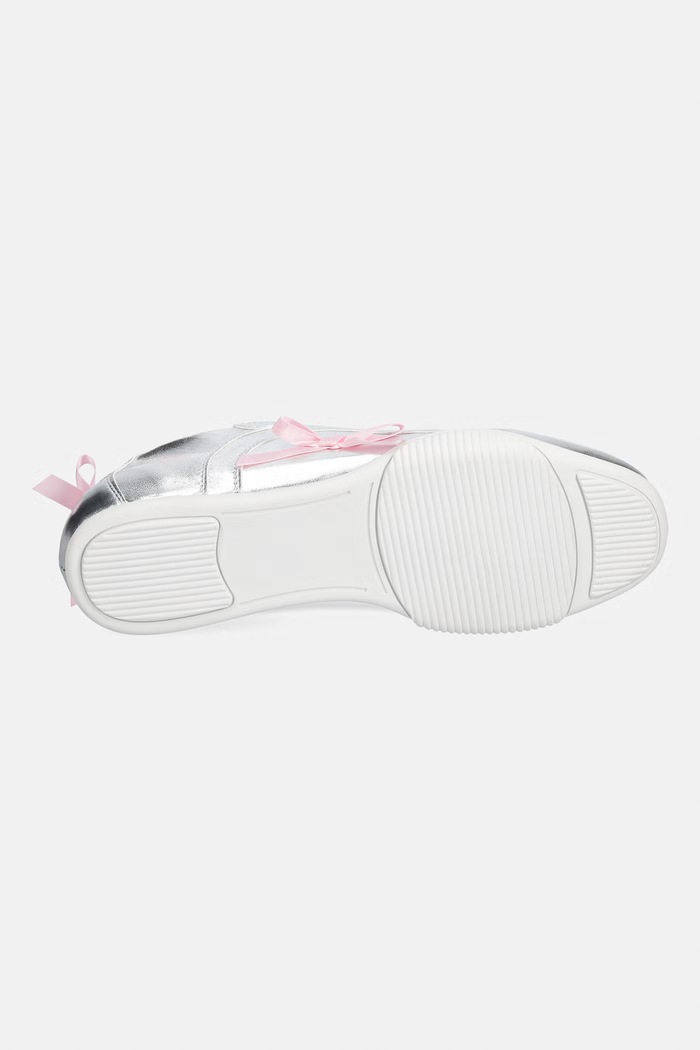 Koi Footwear Bambalina Cat Lace up Bow Pumps sneakers Γυναικεία Bambalina.Silver ασημί
