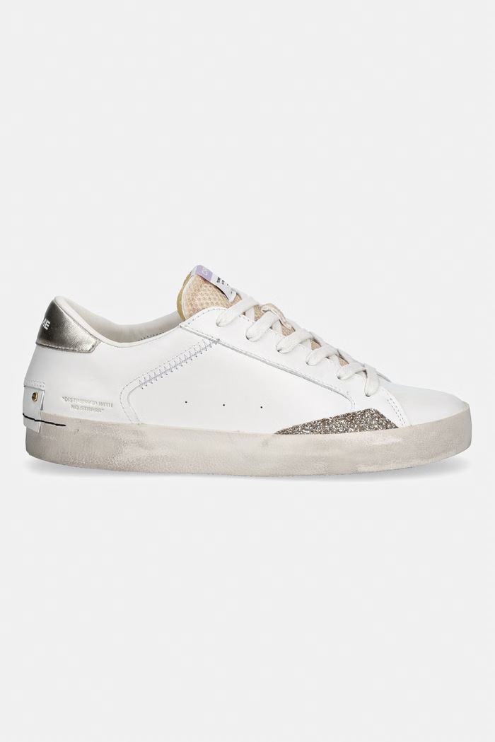 Crime London DISTRESSED sneakers γυναικεία δερμάτινα 20001PP7.10 λευκό SS26