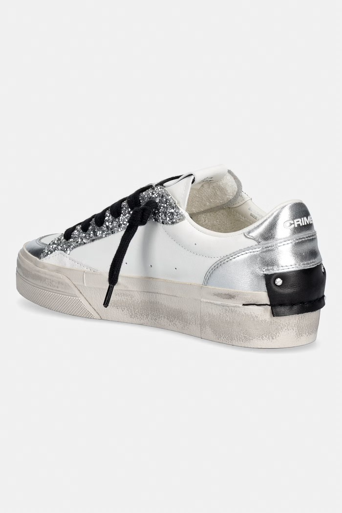 Παπούτσια Crime London SOHO sneakers γυναικεία δερμάτινα 29504PP8.25 λευκό