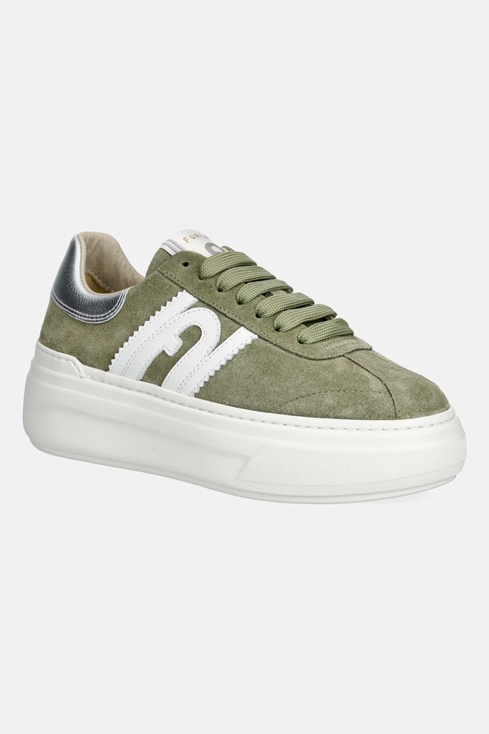Furla Nuage sneakers pentru femei, din piele întoarsă verde YJ88NUA.BX4452.4824S