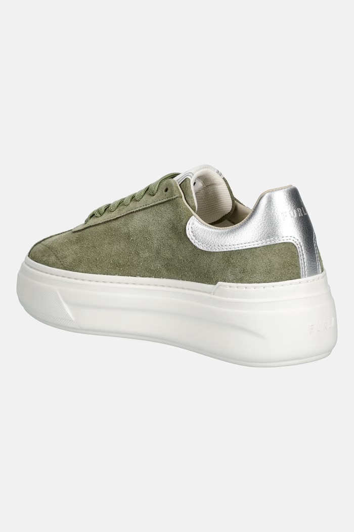 Încălțăminte Furla Nuage sneakers pentru femei, din piele întoarsă YJ88NUA.BX4452.4824S verde