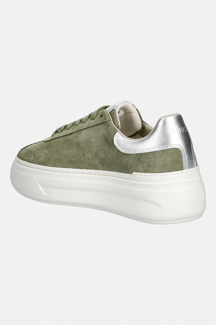 Încălțăminte Furla Nuage sneakers pentru femei, din piele întoarsă YJ88NUA.BX4452.4824S verde