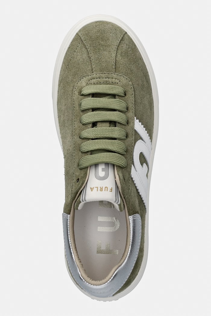 Furla Nuage sneakers pentru femei, din piele întoarsă verde YJ88NUA.BX4452.4824S