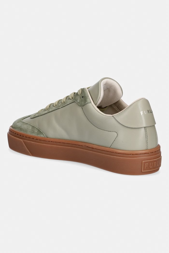 Încălțăminte Furla sneakers pentru femei, din piele YI79ENJ.BX3712.4244S verde