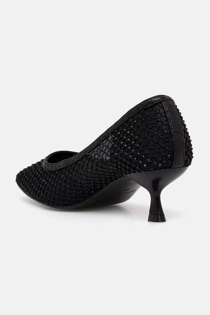 Încălțăminte Valentino stilettos CRYSTAL 91C4604STRS.BLACK negru