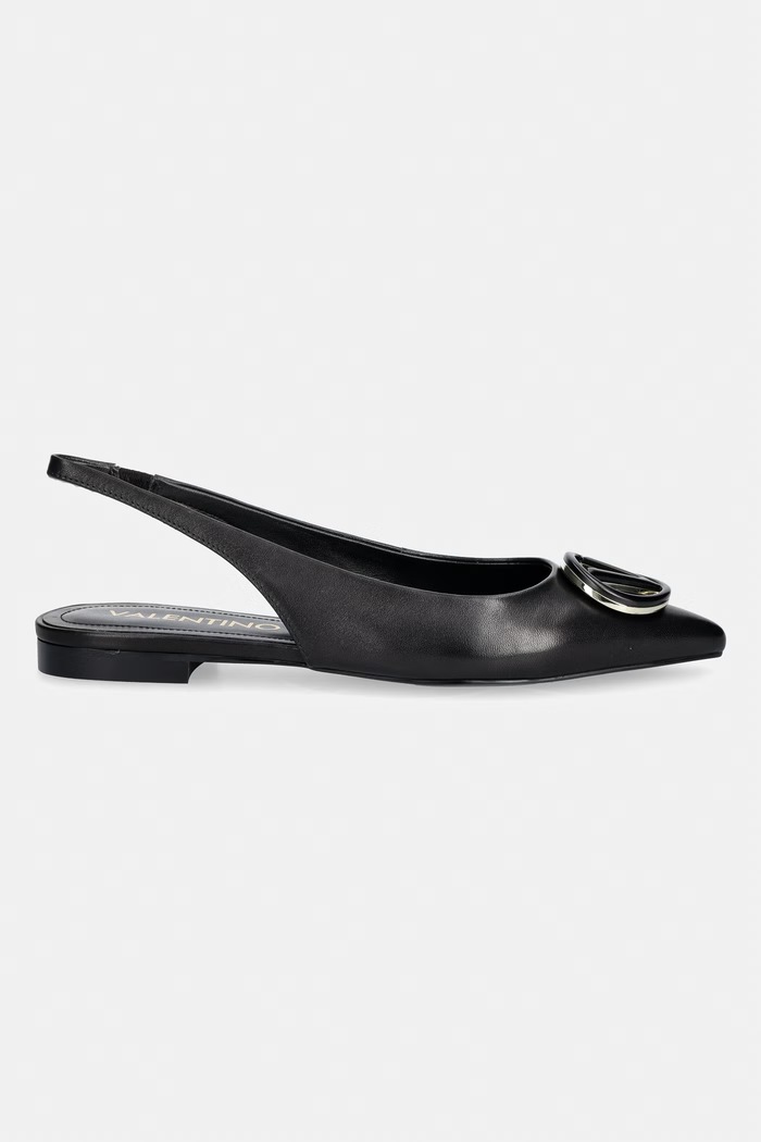 Valentino balerini din piele VALENTINE 91V1602NAP.BLACK negru SS26