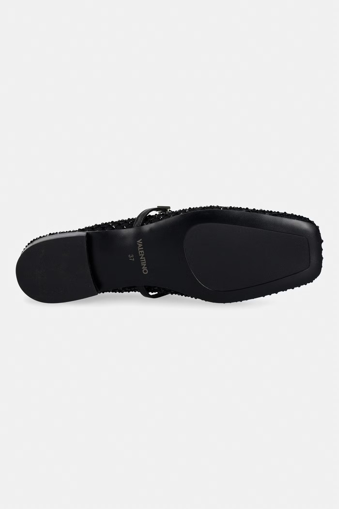 Valentino baleríny CRYSTAL 91C4601STRS.BLACK čierna