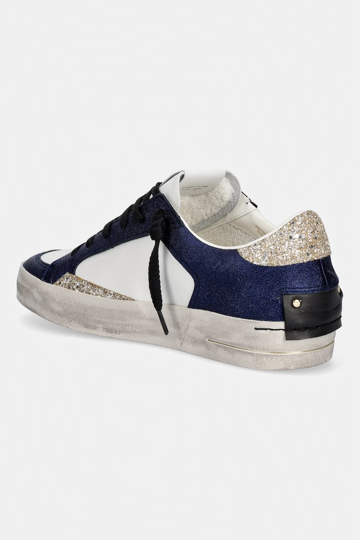 Obuv Crime London SK8 DELUXE tenisky dámske kožené 29117EE8.40 tmavomodrá
