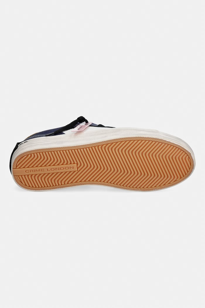 Crime London SK8 DELUXE tenisky dámske kožené 29117EE8.40 tmavomodrá
