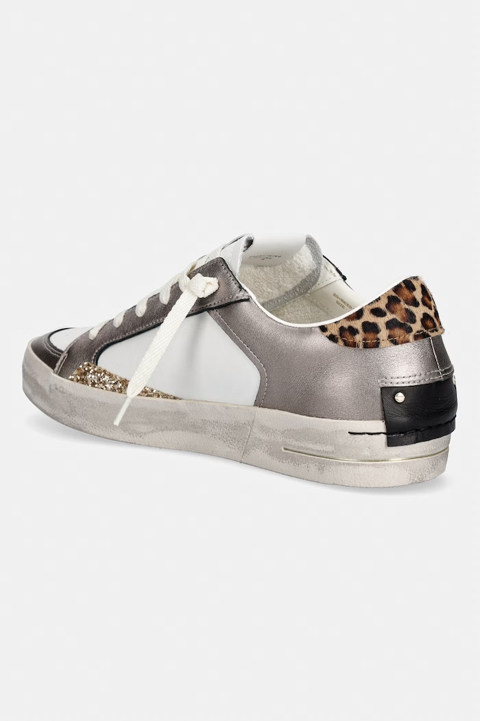 Obuv Crime London SK8 DELUXE tenisky dámske kožené 29115EE8.60 hnedá