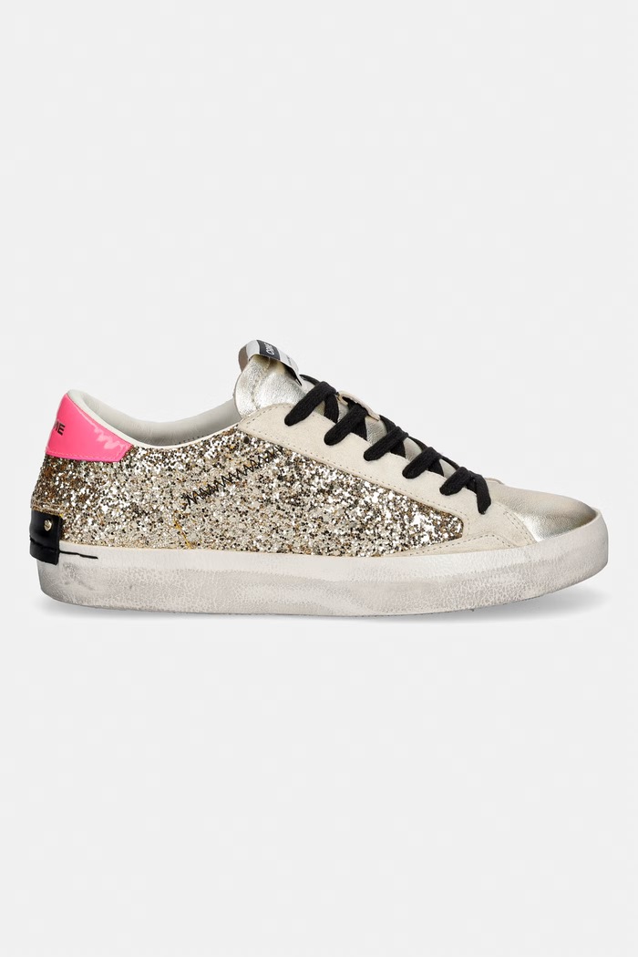 Crime London DISTRESSED tenisky dámske 25016II8.51 zlatá SS26