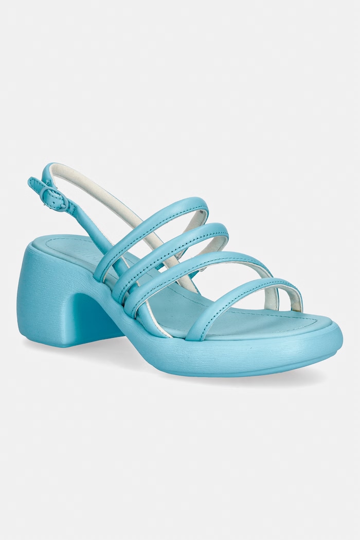 Camper sandały na słupku skórzane Thelma Sandal niebieski K201723.002