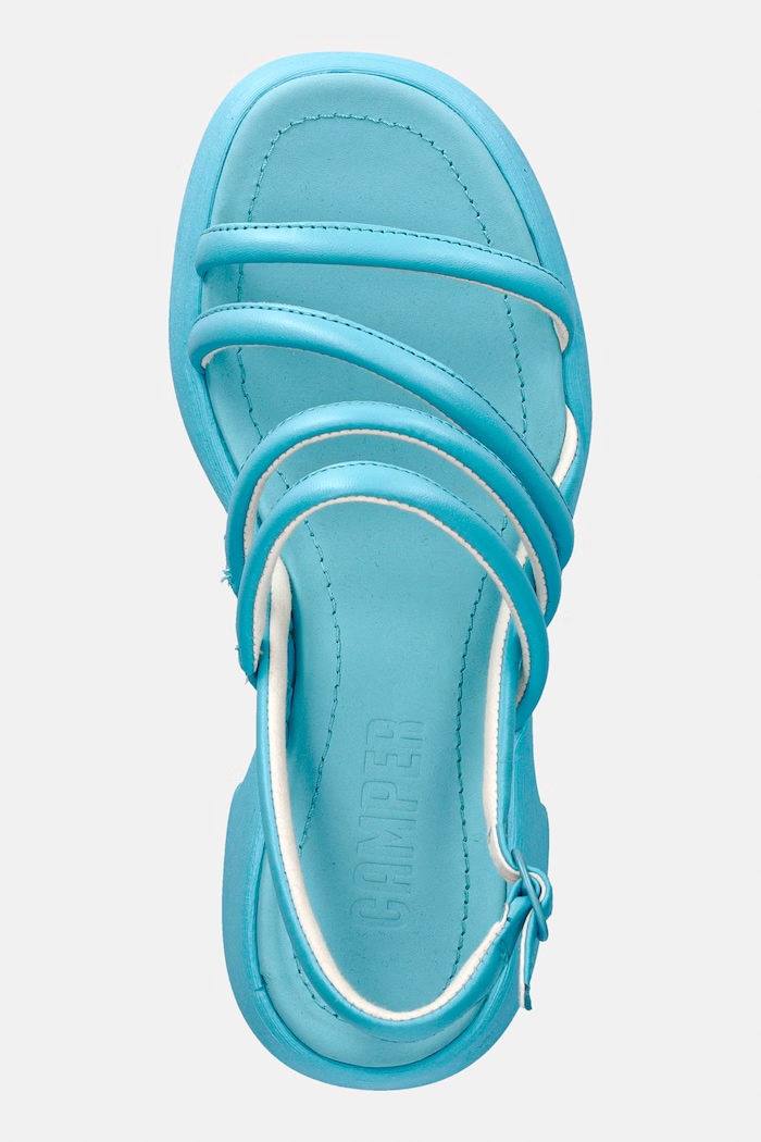 Camper sandały na słupku skórzane Thelma Sandal niebieski K201723.002