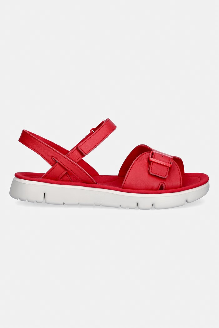 Camper sandale pentru femei, din piele Oruga Sandal K200631.014 rosu SS26