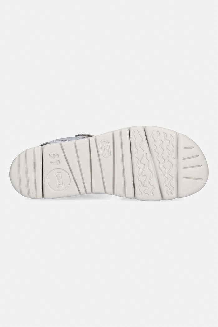 Camper damskie skórzane Oruga Sandal K200631.012 srebrny