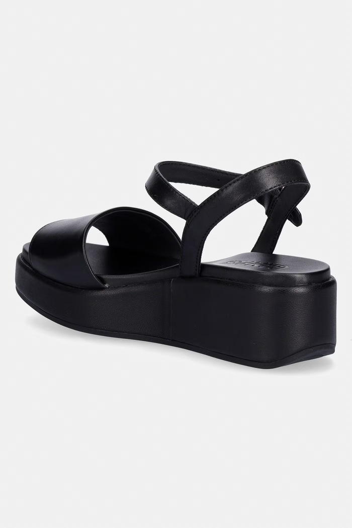 Încălțăminte Camper sandale pentru femei, din piele Misia K200564.012 negru