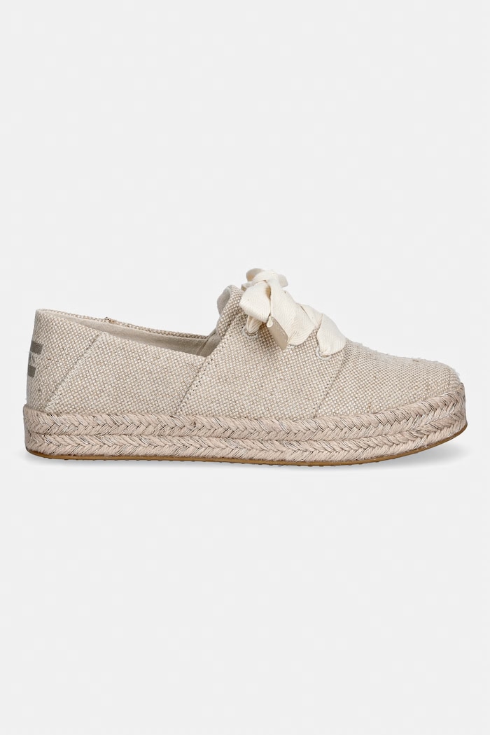 Toms dámske espadrilky CAROLINA LACE UP 10023062.GOLD béžová SS26
